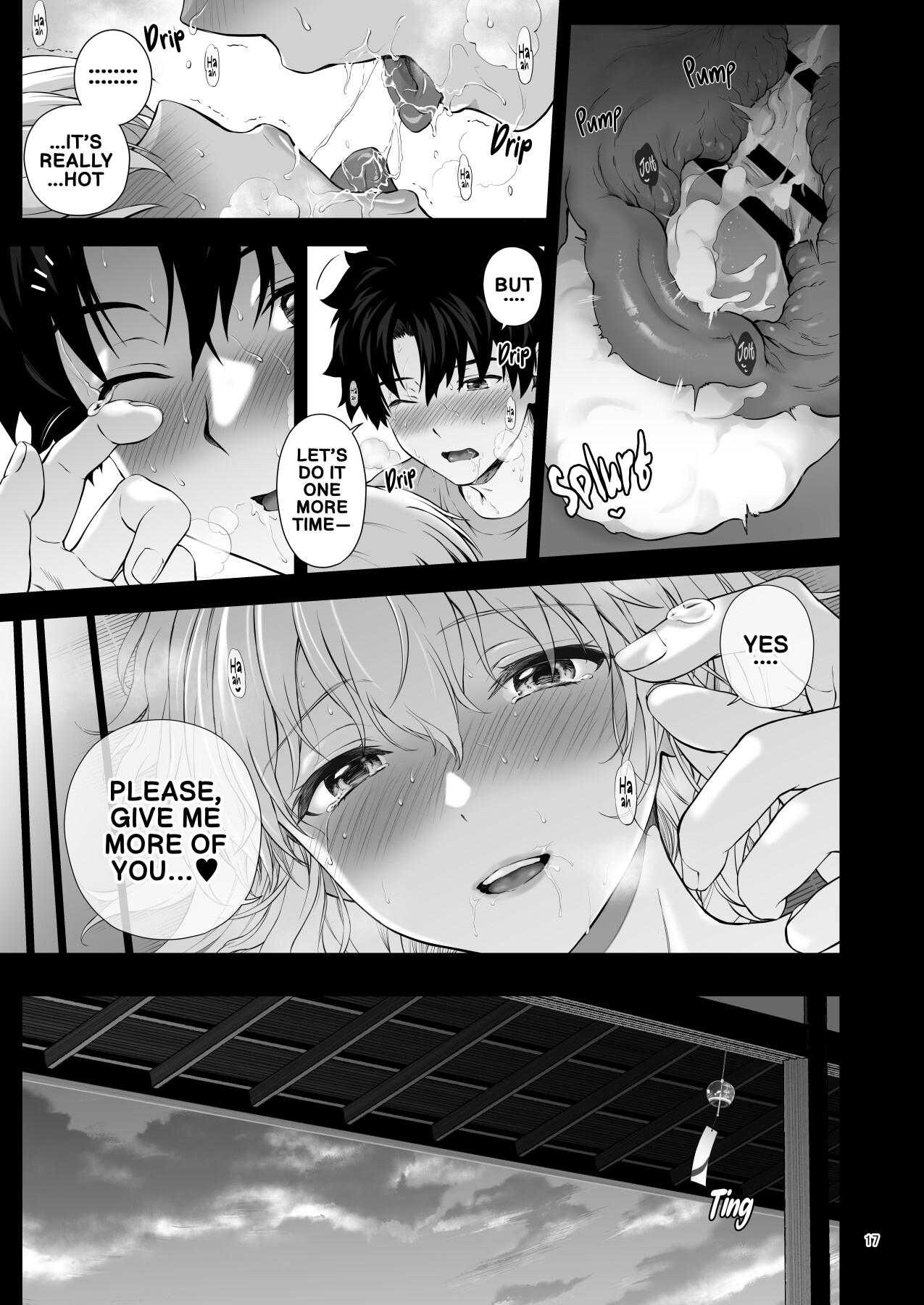 Hentai Manga Comic-On a hot summer day, me and my newlywed wife Jeanne, made love!-Read-18